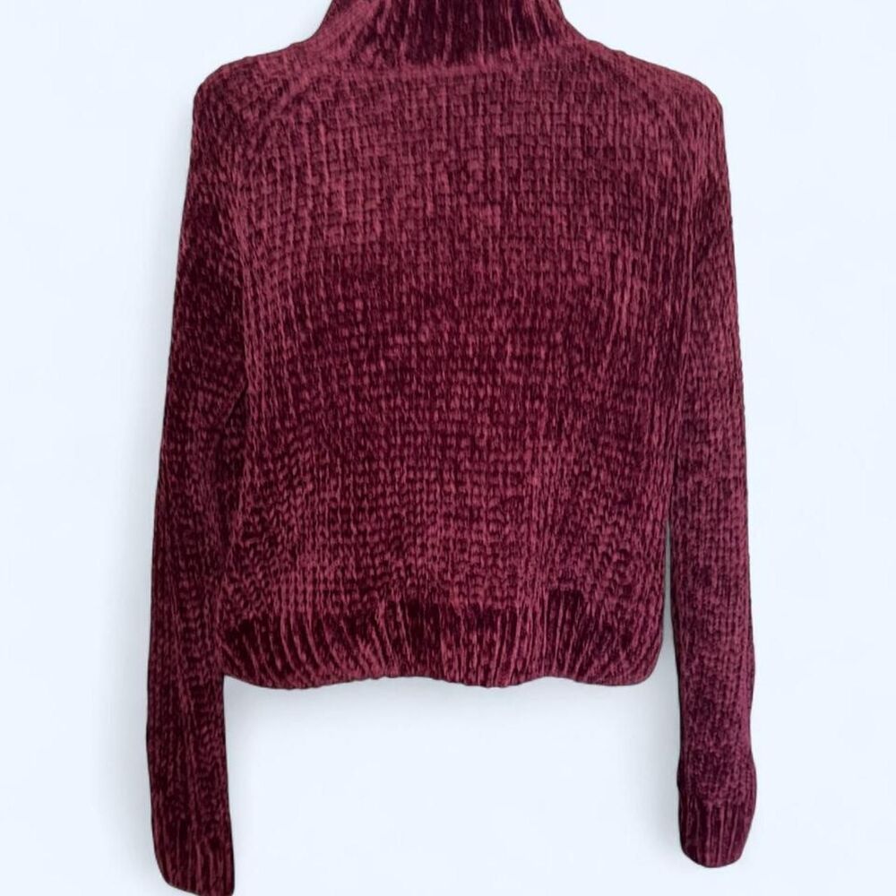 H-m Women's Burgundy and Red Jumper